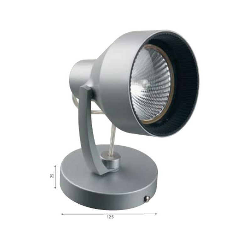 Spot Pyxo 2 Argent - INDIGO Spot Pyxo 2 Argent - INDIGO