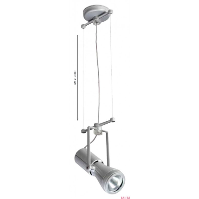 Spot Mini Seven Suspendu Blanc - INDIGO Spot Mini Seven Suspendu Blanc - INDIGO