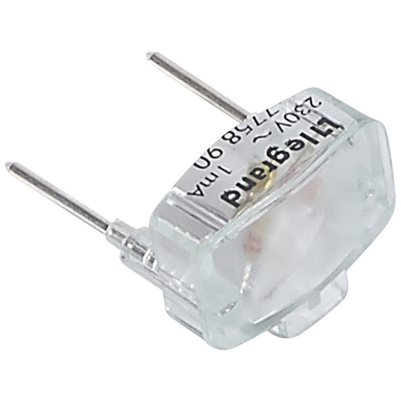 Lampe de rechange Plexo verte 230V 1mA pour poussoir simple lumineux uniquement (069496) - LEGRAND Lampe de rechange Plexo verte 230V 1mA pour poussoir simple lumineux uniquement (069496) - LEGRAND