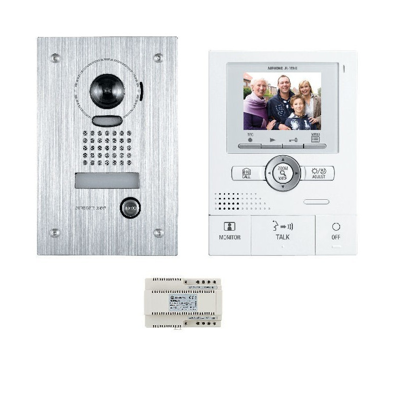 Kit Vidéo Couleur Avec Mémoire & Zoom Encastré Antivandale - AIPHONE Kit Vidéo Couleur Avec Mémoire & Zoom Encastré Antivandale - AIPHONE