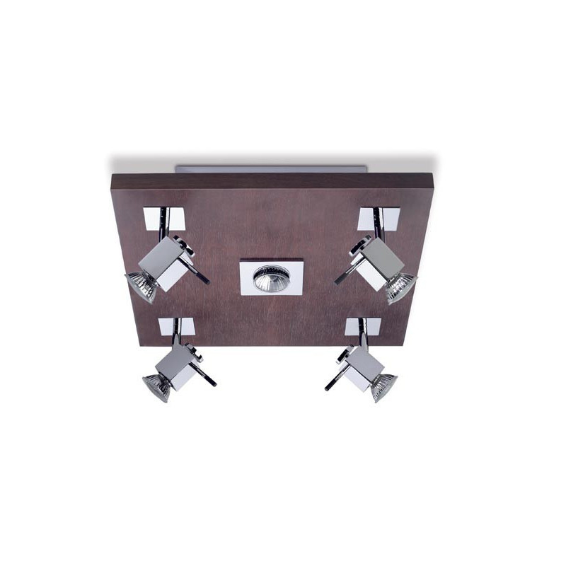 Plafonnier Wood Quintuple - LEDS-C4 Plafonnier Wood Quintuple - LEDS-C4
