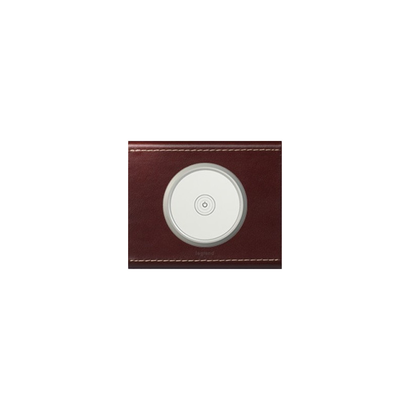 Cuir Lie De Vin - Commande Tactile Sans Neutre - 400W - LEGRAND Cuir Lie De Vin - Commande Tactile Sans Neutre - 400W - LEGRAND