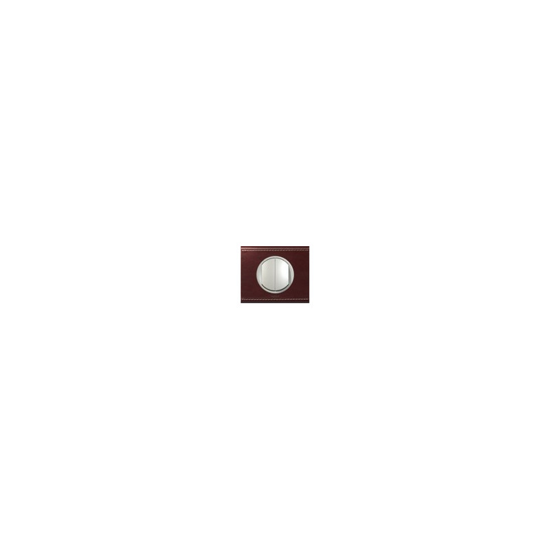 Cuir Lie De Vin - Double Va-Et-Vient - LEGRAND Cuir Lie De Vin - Double Va-Et-Vient - LEGRAND