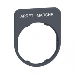 LEGEND PLATE-ARRET-MARCHE...