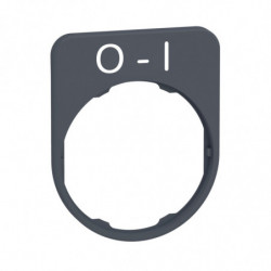 LEGEND PLATE WITH O-I...