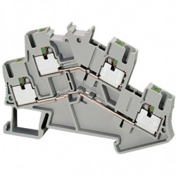Borne push-in - 2 niveaux -...