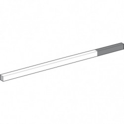 TIGE METAL CARREE 6MM L:2...