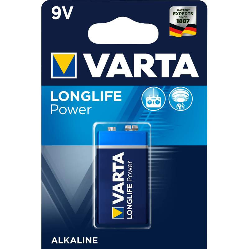 VARTA INDUSTRIAL Pile alcaline 9V 1,5V 6LR61 4022 le pack de 20 piles