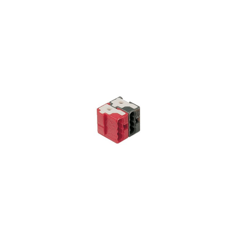 Bornes de connexion KNX Tebis rouge / noir