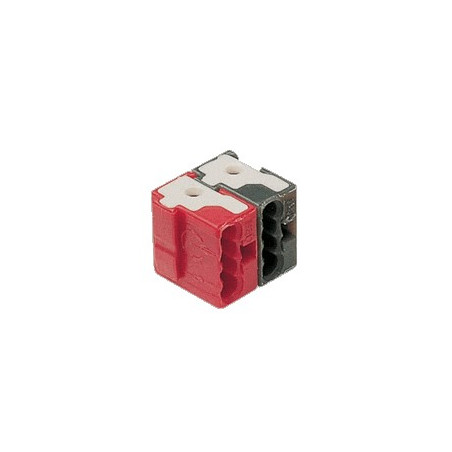 Bornes de connexion KNX Tebis rouge / noir