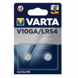 2 piles bouton V10GA - LR54...