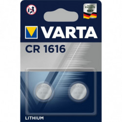 2 piles bouton CR1616 Varta...