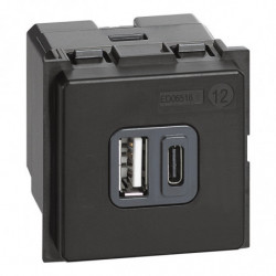 Chargeur USB Type-A +...