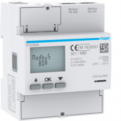 3 Phase kWhmeter direct 80A...