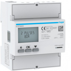 3 Phase kWhmeter direct 80A...