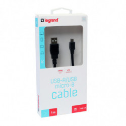 Cordon 1m usb 2.0 a male...