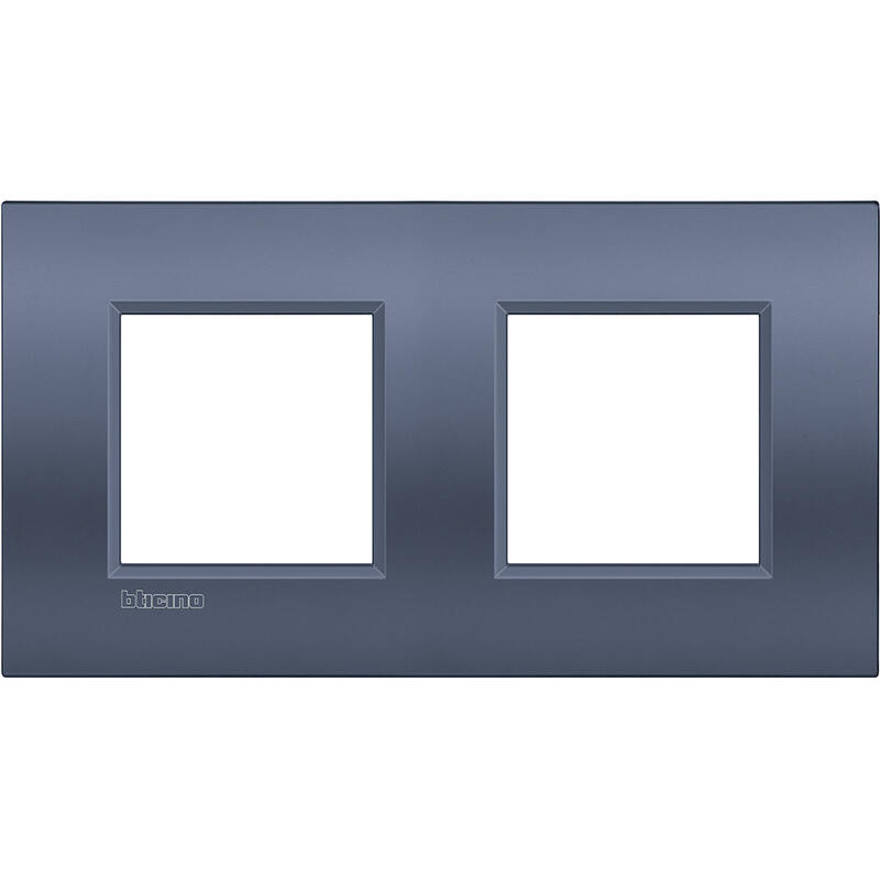 Plaque Livinglight Kristall 2+2+2 Modules Horizontal Ou Vertical Aigue Marine Bticino Ticlna4802m3ka