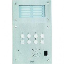 Plaque Inox 8Bp+Grav+Ecl...