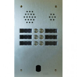 Plaque Audio Alu 2R 6Bp...