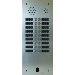 Plaque Audio Alu 2R 18Bp...