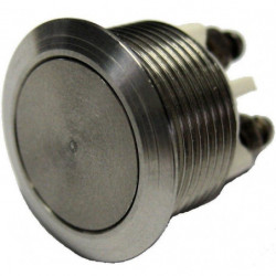 Bouton poussoir Inox 19mm...