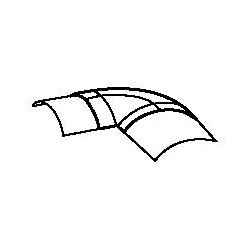 Angle plat pour passage de...
