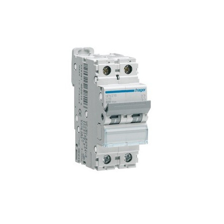 Disjoncteur 2P 6/10kA C-10A 2M Disjoncteur 2P 6/10kA C-10A 2M
