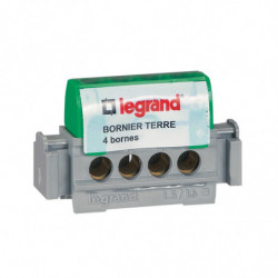 Bornier de terre 4 bornes...