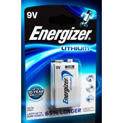 Piles Energizer Lithium 9V EL61