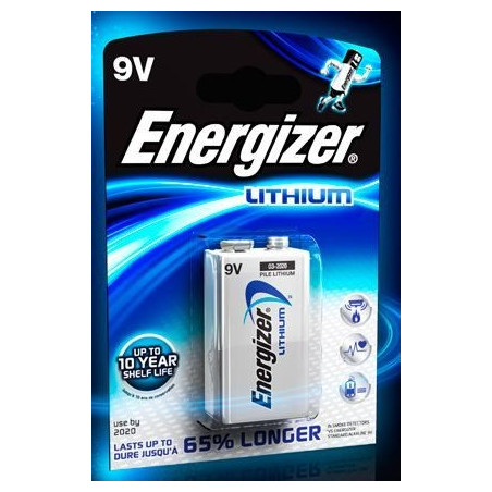 Piles Energizer Lithium 9V EL61