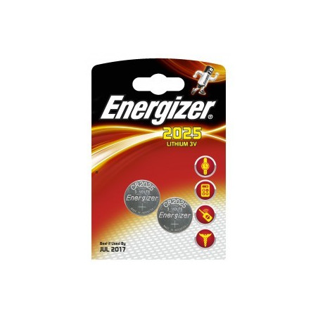 Piles lithium bouton CR2025 Energizer®