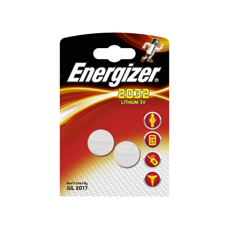 ENERGIZER Pile bouton au lithium « 2032 » ECR2032BP