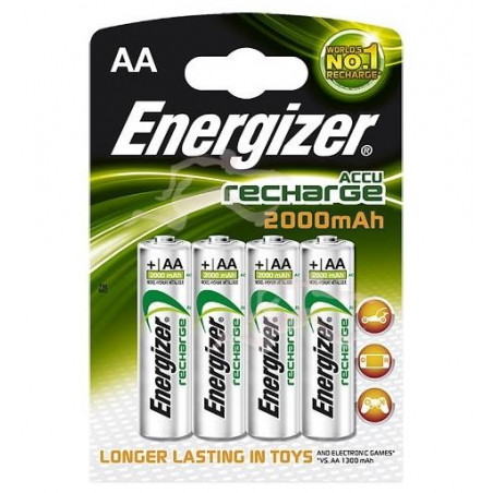 Piles Energizer LR6 AA Rechargeable Piles Energizer LR6 AA Rechargeable