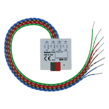 Hager | TXA306 | Entrée binaire KNX universelle, 6 fois, 24-230V AC/DC TXA306 | Entrée binaire