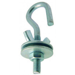 Piton fileté fermé M6x60mm...