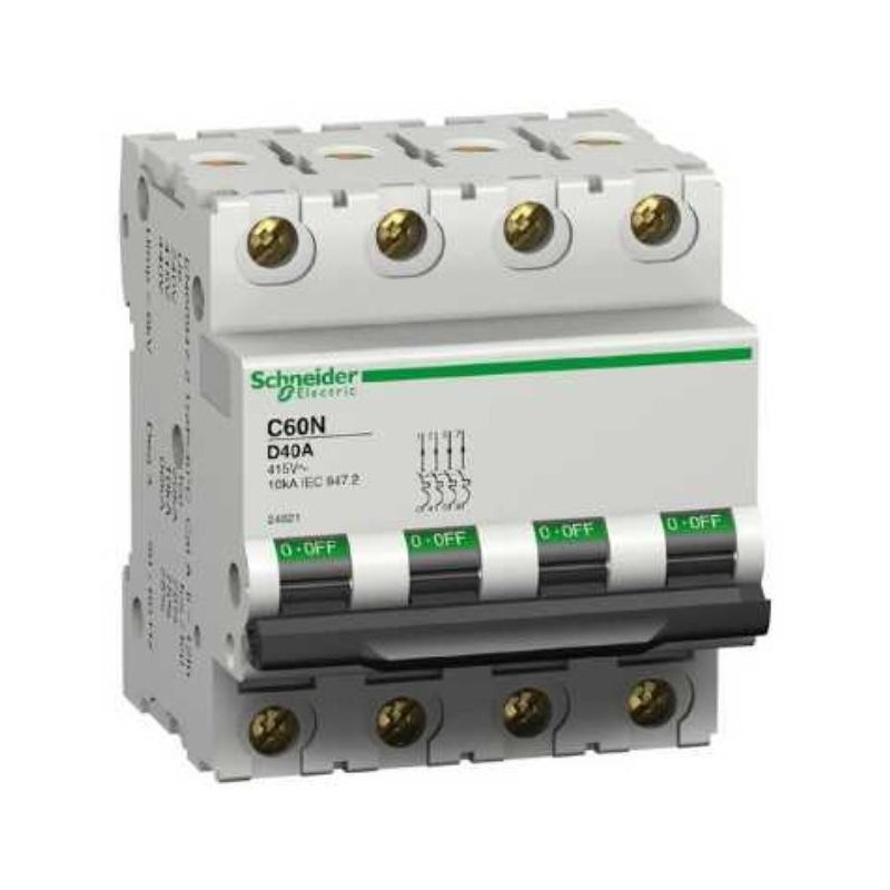 Disjoncteur C60N 4P 50A D - SCHNEIDER - Seulement 156,48€