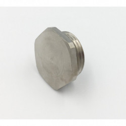 Bouchon plat 6 pans - ISO25...