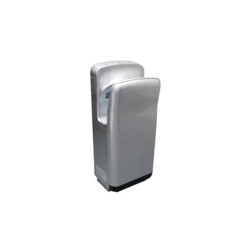 Sèche-mains à double jet pulsé Gris Métal