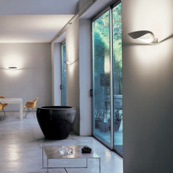 Applique Mesmeri Halogène - Chrome satiné 300W