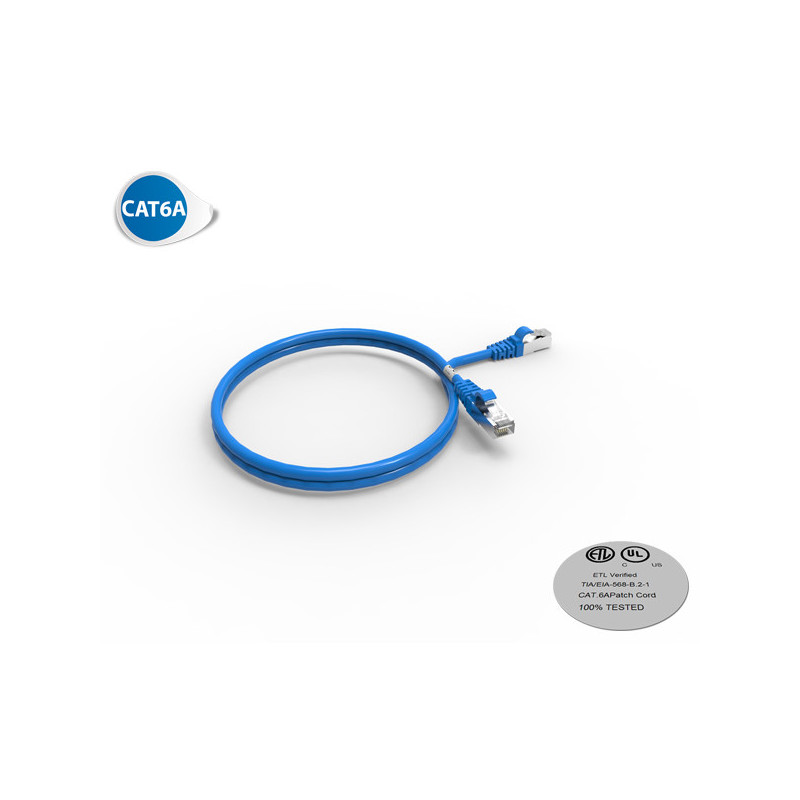 Câble RJ45 CAT6 S/FTP - Bleu - (30m) - Achat / Vente sur