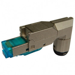 ONE PLUG MALE COUDE RJ45...