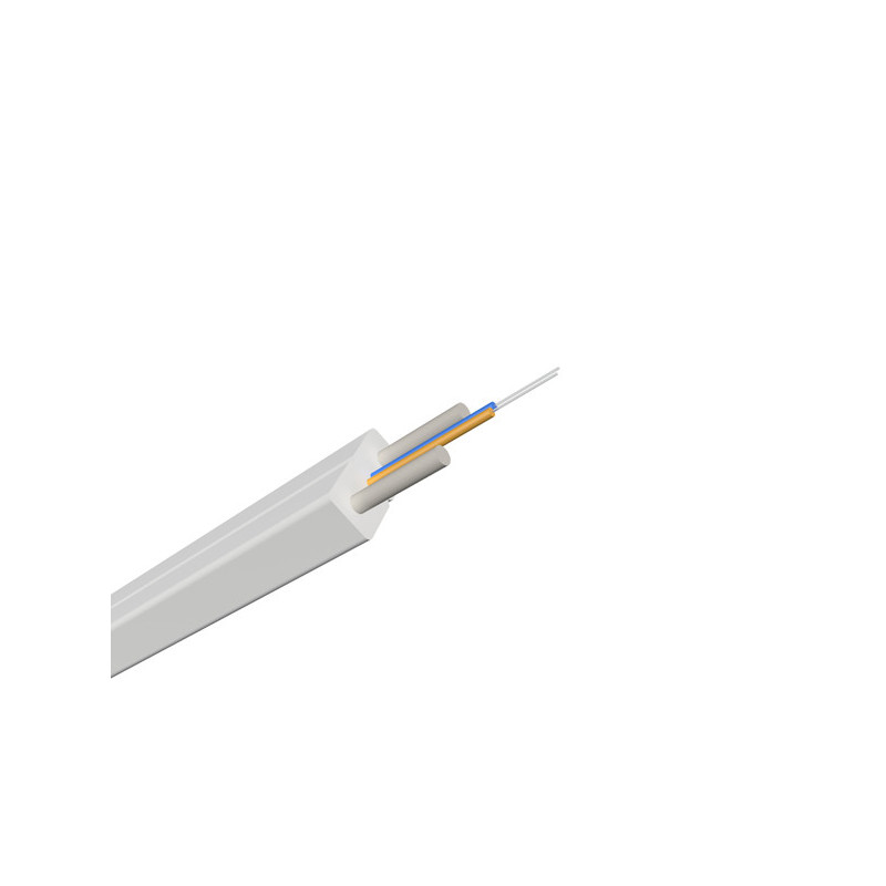 Câble optique Drop cable monomode, Nombre fibre : 2, Type de fibre : G657A1  (85108)