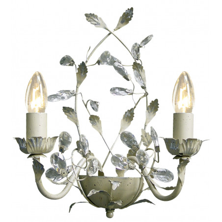 Applique MICHELANGELO 2xE14 CREME/ARGENT Applique MICHELANGELO 2xE14 CREME/ARGENT