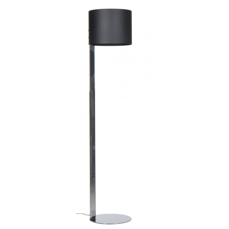 Lampadaire CIRCLE2 CHROME ZWARTE KAP D30H147