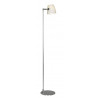 Lampadaire PRESTIGE NIKKEL-MAT + GLAS WIT