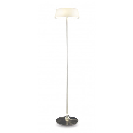 Lampadaire NOTAR 3xE14-40W DIM.Nickel+Blanc