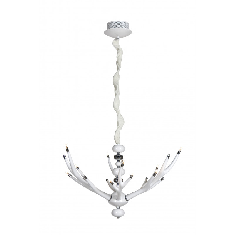 Suspension ANTLER 12x20W G4 Blanc D70 H150