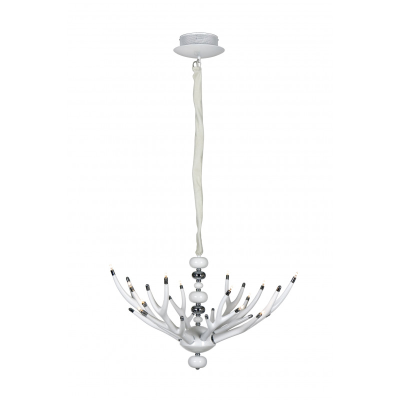 Suspension ANTLER 16x20W G4 Blanc D82 H120