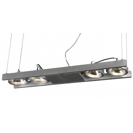 Suspension COOL INCL.4xAR111 ALU Argent LANG Suspension COOL INCL.4xAR111 ALU Argent LANG