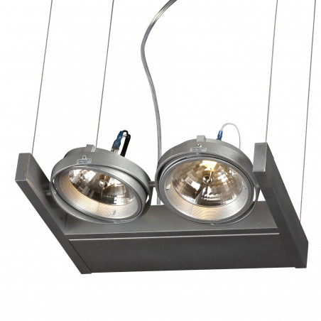 Suspension COOL INCL.2xAR111 ALU Argent Suspension COOL INCL.2xAR111 ALU Argent